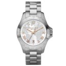 Michael Kors Ladies Layton Silver Pave Dial Watch - MK5958
